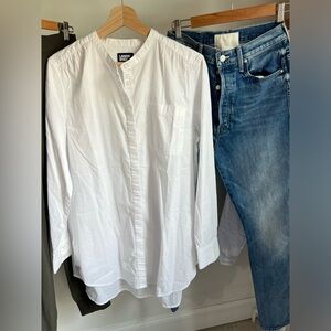 Lands' End Women's Cotton Long Sleeve Tunic Top